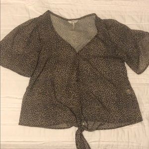 Leopard blouse